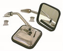 Rugged Ridge 55-86 Jeep CJ Chrome CJ-Style Side Mirror Kit