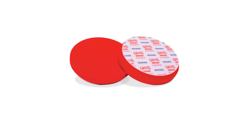 Griots Garage Red Foam Waxing Pad 6.5in - Set of 2 - Case of 12