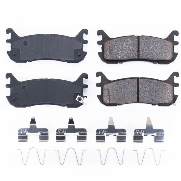 Power Stop 97-03 Ford Escort Rear Z17 Evolution Ceramic Brake Pads w/Hardware