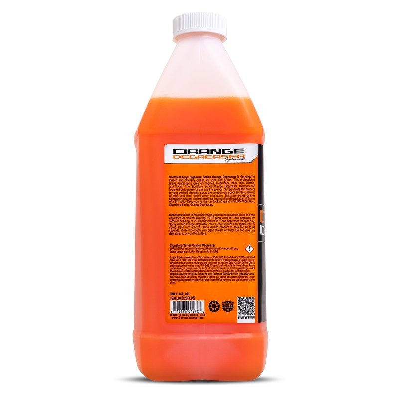 Chemical Guys Signature Series Orange Degreaser - 1 Gallon - Case of 4