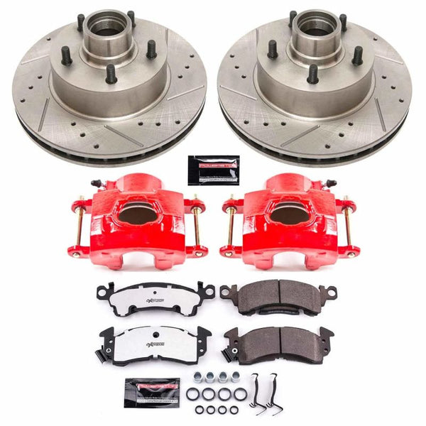 Power Stop 79-86 Buick LeSabre Front Z26 Street Warrior Brake Kit w/Calipers