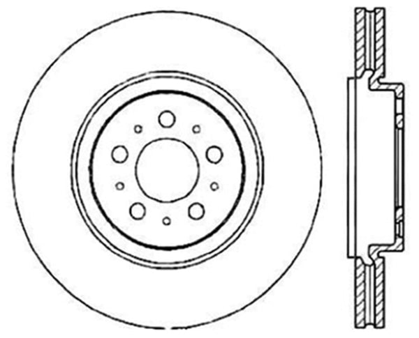 StopTech Slotted & Drilled Sport Brake Rotor