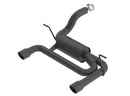 Borla 2018 Jeep Wrangler JL/JLU 3.6L 2DR/4DR ATAK SS Axle Back Black Coated Exhaust w/3.5in Tips