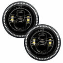 Oracle 7in High Powered LED Headlights - Black Bezel - ColorSHIFT 2.0