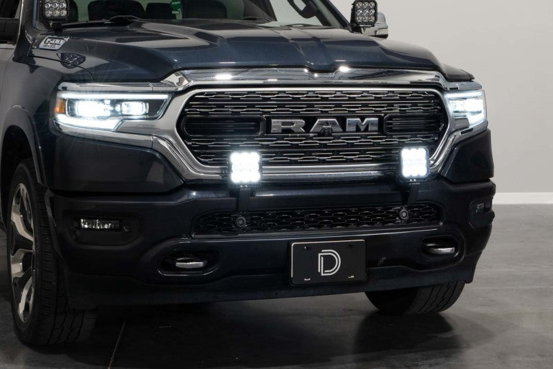 Diode Dynamics SS5 Bumper LED Pod Light Kit for 2019-Present Ram - Sport Yellow Driving
