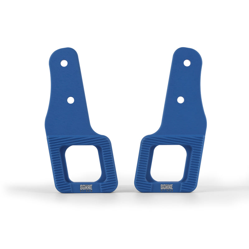 Mishimoto 2017+ Ford Raptor / 2009+ Ford F150 Borne Off-Road Billet Tow Hooks - Blue