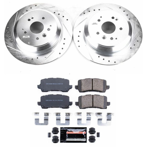 Power Stop 17-19 Acura MDX Rear Z23 Evolution Sport Brake Kit