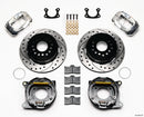 Wilwood Forged Dynalite P/S Park Brake Kit Drill-Polish Small Ford 2.50in Offset