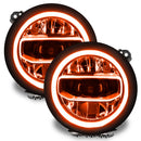 Oracle Jeep Wrangler JL/Gladiator JT RGB+W Headlight DRL Upgrade Kit - ColorSHIFT 2