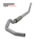 Diamond Eye KIT 5in TB SGL MFLR RPLCMENT PIPE AL: 94-02 DODGE CUMMINS 5.9L W/ RP