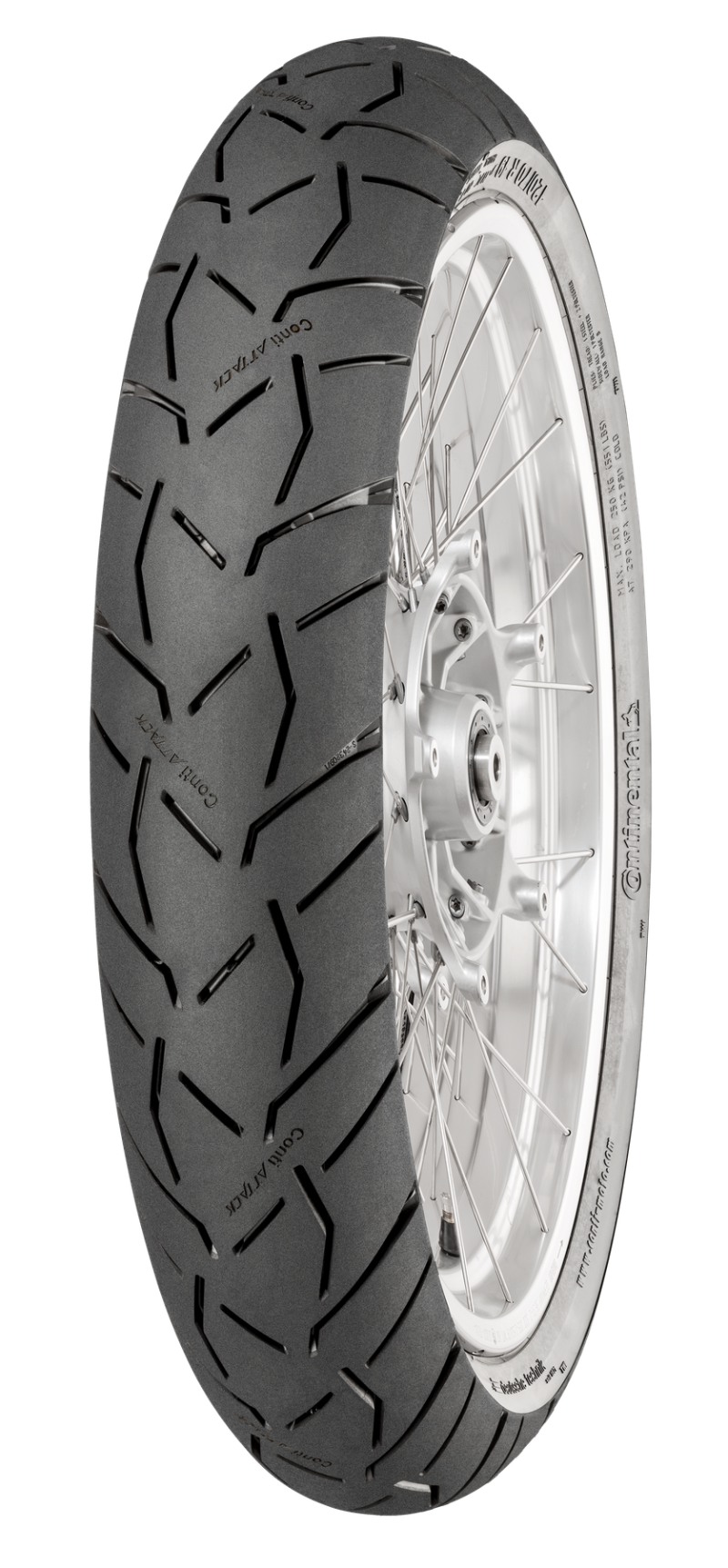 Continental ContiTrailAttack 3 Front Tire - 120/70 ZR19 M/C 60W TL