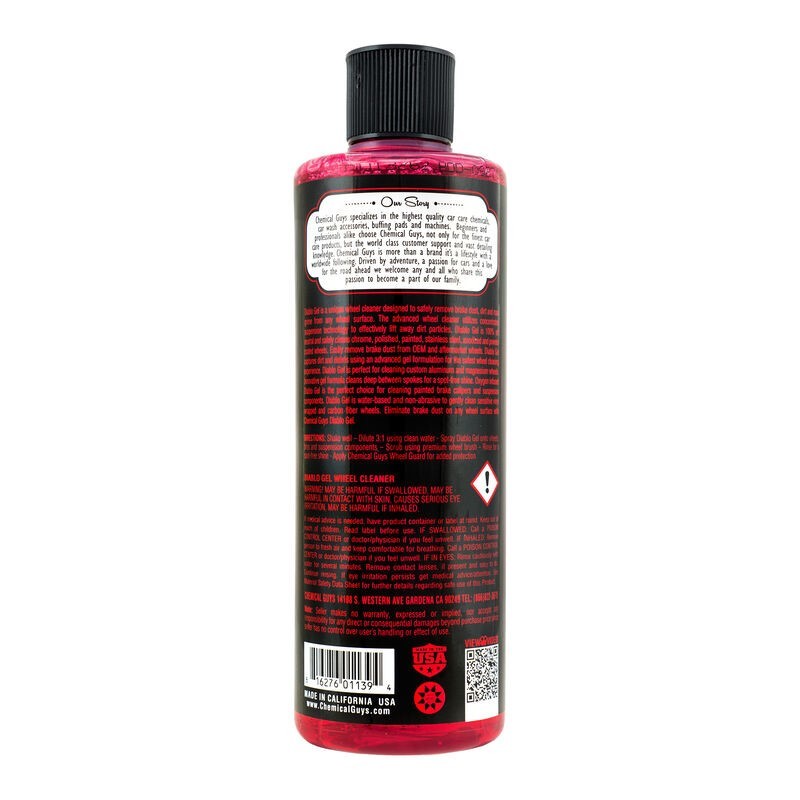 Chemical Guys Diablo Gel Wheel & Rim Cleaner - 16oz - Case of 6