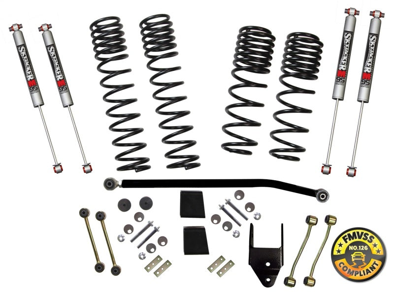 Skyjacker Long Travel 2 Stage 3.5in-4in Coil System 2018 Jeep Wrangler JL 4 Door 4WD (Non-Rubicon)
