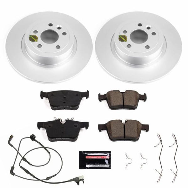 Power Stop 16-18 Land Rover Range Rover Evoque Rear Z23 Evolution Sport Coated Brake Kit