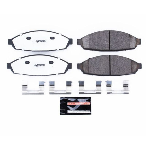 Power Stop 03-11 Ford Crown Victoria Front Z26 Extreme Street Brake Pads w/Hardware