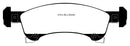 EBC 02-06 Ford Expedition 4.6 2WD Greenstuff Front Brake Pads