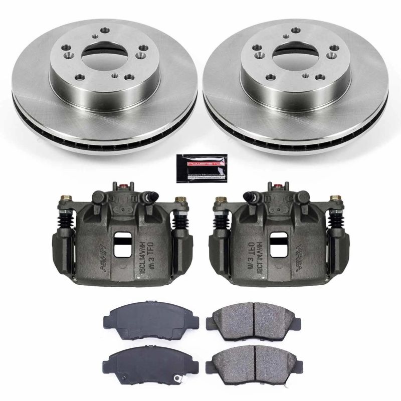 Power Stop 13-15 Acura ILX Autospecialty Kit w/ Calipers - Front