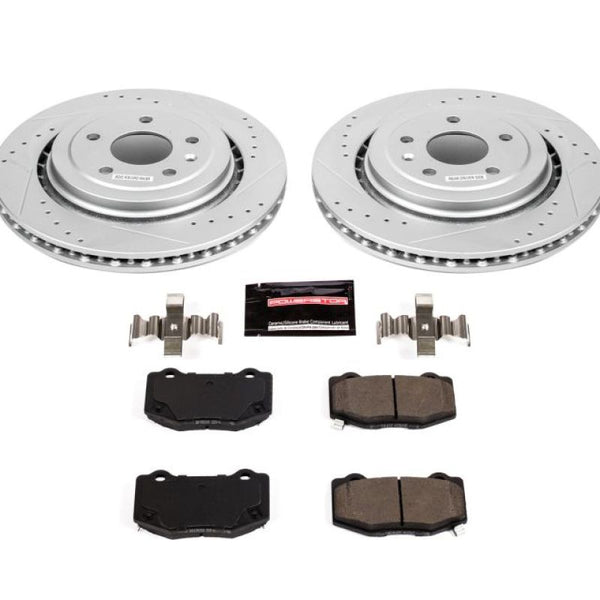 Power Stop 14-19 Chevrolet Corvette Rear Z23 Evolution Sport Brake Kit