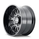 Mayhem 8114 Utopia 22x12 / 8x170 BP / -44mm Offset / 125.2mm Hub Black w/ Milled Spokes Wheel