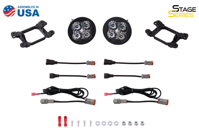 Diode Dynamics SS3 Sport Type M Kit ABL - Yellow SAE Fog