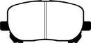 EBC 02-08 Pontiac Vibe 1.8 Greenstuff Front Brake Pads