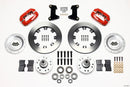 Wilwood Forged Dynalite Front Kit 12.19in Red 74-80 Pinto/Mustang II Disc Spindle only