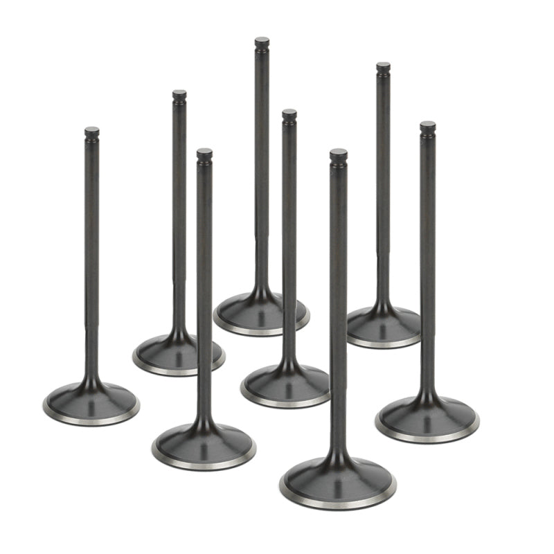 Supertech Mazda/Ford Duratec 2.0L/2.3L Black Nitrided Dish Exhaust Valve - Set of 8