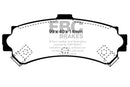 EBC 95-97 Nissan Sentra 1.6 Redstuff Rear Brake Pads