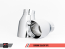 AWE Tuning BMW F3X 340i Touring Edition Axle-Back Exhaust - Chrome Silver Tips (102mm)