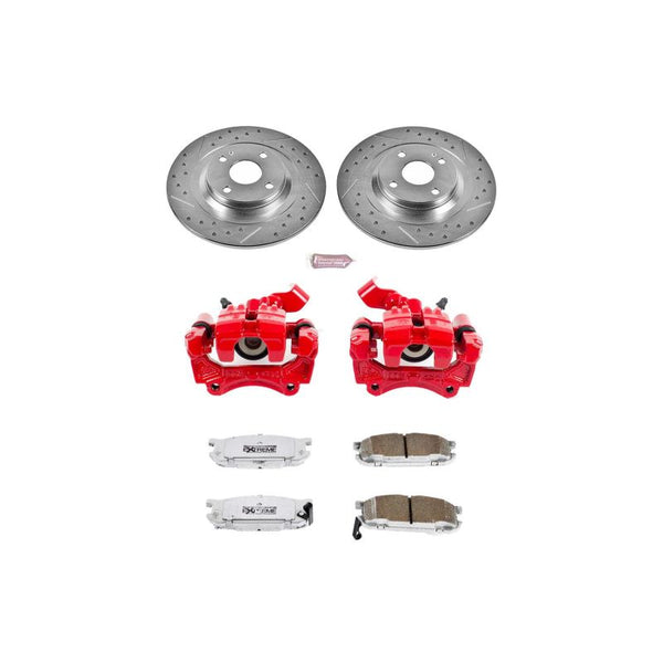 Power Stop 01-05 Mazda Miata Rear Z26 Street Warrior Brake Kit w/Calipers