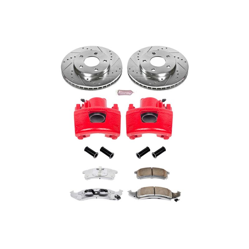 Power Stop 94-99 Buick LeSabre Front Z26 Street Warrior Brake Kit w/Calipers