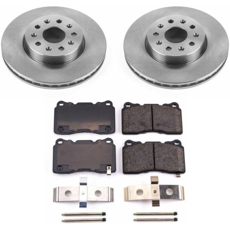 Power Stop 14-18 Cadillac CTS Front Autospecialty Brake Kit