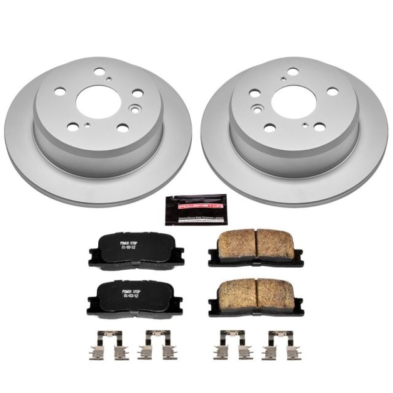 Power Stop 02-03 Lexus ES300 Rear Z17 Evolution Geomet Coated Brake Kit