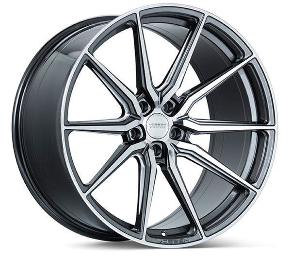 Vossen HF-3 19x9.5 / 5x120 / ET40 / Deep Face / 72.56 - Gloss Graphite Polished