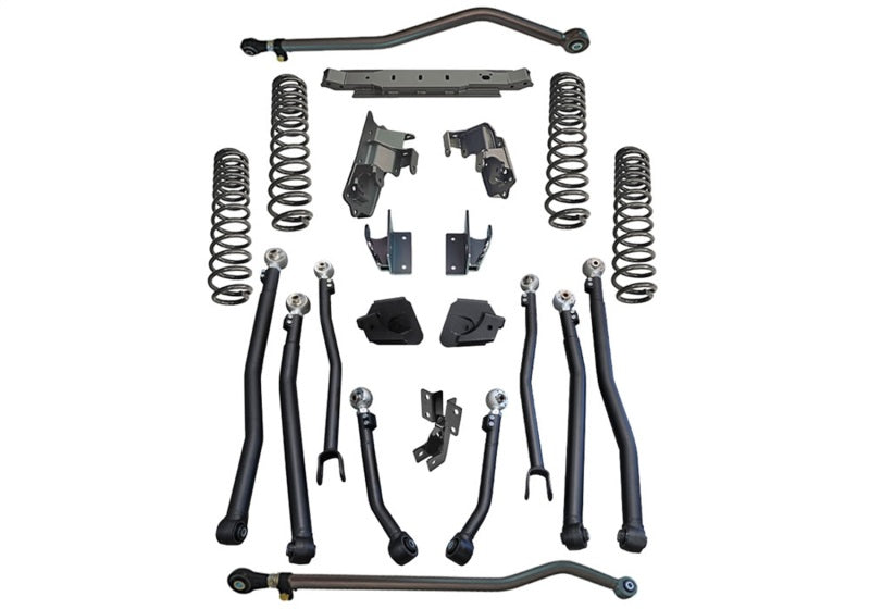 Superlift 18-23 Jeep Wrangler Unlimited 4in JLU Long Arm Kit - Fox 2.0 Shocks