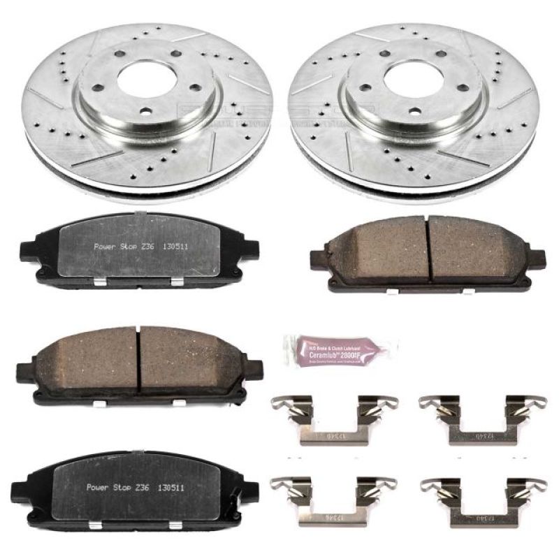 Power Stop 04-09 Nissan Quest Front Z36 Truck & Tow Brake Kit