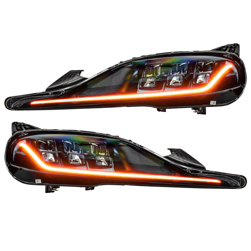 Oracle 20-21 Toyota Supra GR RGB+A Headlight DRL Upgrade Kit - ColorSHIFT 2