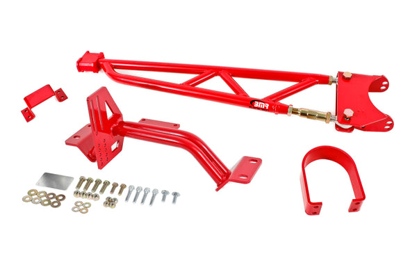 BMR 93-02 F-Body w/ DSL Torque Arm Tunnel Mount (For Long Tube Headers) - Red