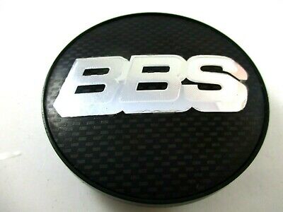 BBS Center Cap 70.6mm Carbon/Silver (5-tab)