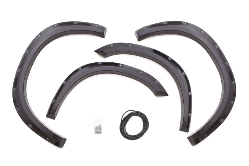 Lund 10-17 Dodge Ram 2500 RX-Rivet Style Textured Elite Series Fender Flares - Black (4 Pc.)