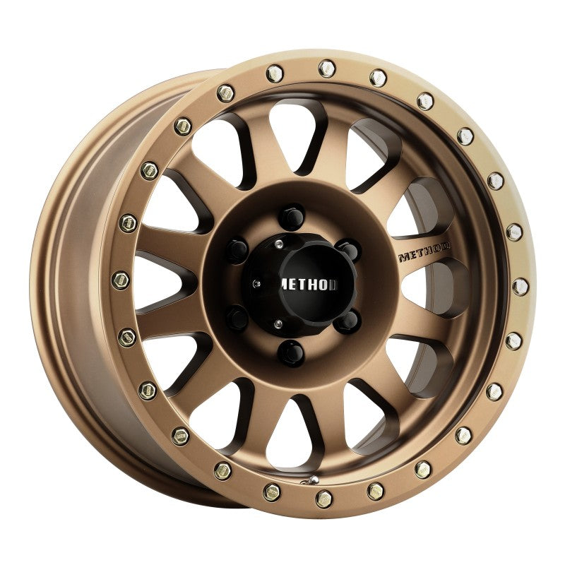 Method MR304 Double Standard 16x8 0mm Offset 6x5.5 108mm CB Method Bronze Wheel