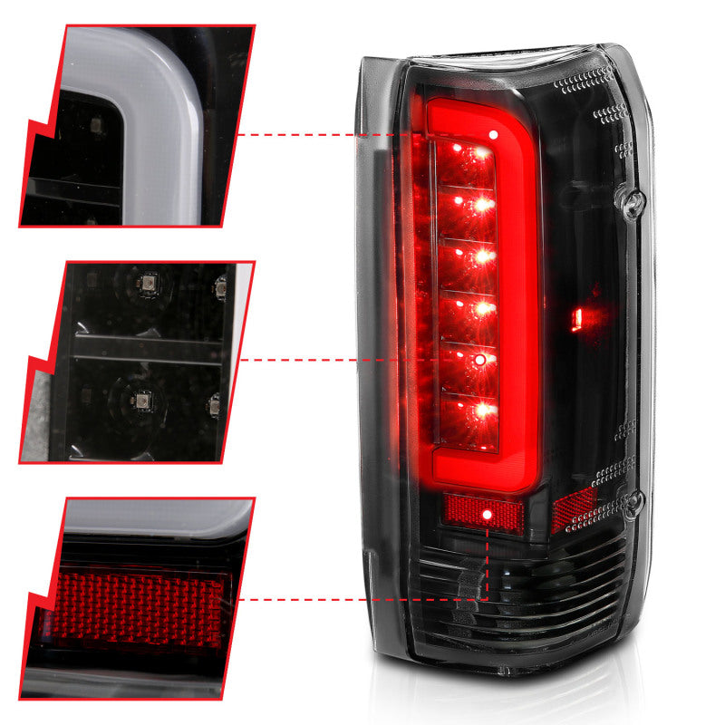 ANZO 1987-1996 Ford F-150 LED Taillights (Pair)