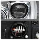 Spyder Platinum Ford F250/350/450 05-07 High-Power LED Module Proj. Headlights-Chrome (PRO-YD-FS05V2