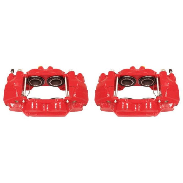 Power Stop 03-09 Toyota 4Runner Front Red Calipers w/o Brackets - Pair