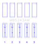 King Nissan SR20DE (Size 0.25mm) Performance Main Bearing Set