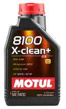 Motul 1L Synthetic Engine Oil 8100 5W30 X-CLEAN - LL04- MB 229.51- 504.00-507.00 - Case of 14