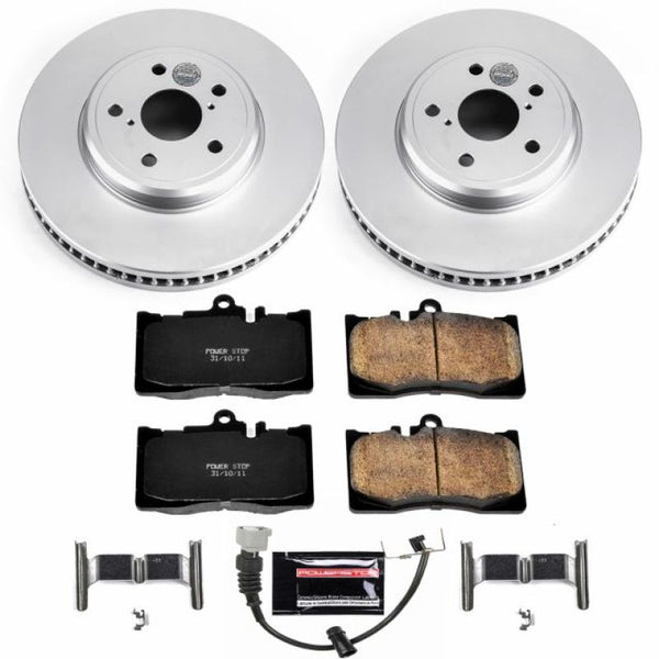 Power Stop 01-06 Lexus LS430 Front Z17 Evolution Geomet Coated Brake Kit