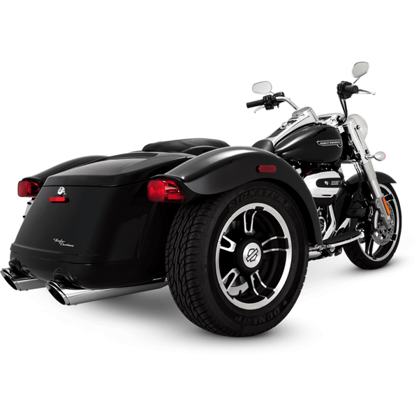 Vance and Hines Twin Slash Round Slip-Ons Chr