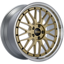 BBS LM 19x9 5x112 ET42 Gold Center Diamond Cut Lip Wheel -82mm PFS/Clip Required