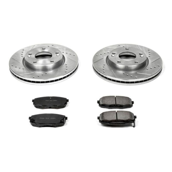 Power Stop 09-12 Hyundai Elantra Front Z23 Evolution Sport Brake Kit